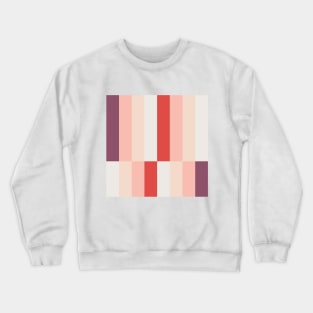 Vintage vertical colorful stripes pattern Crewneck Sweatshirt